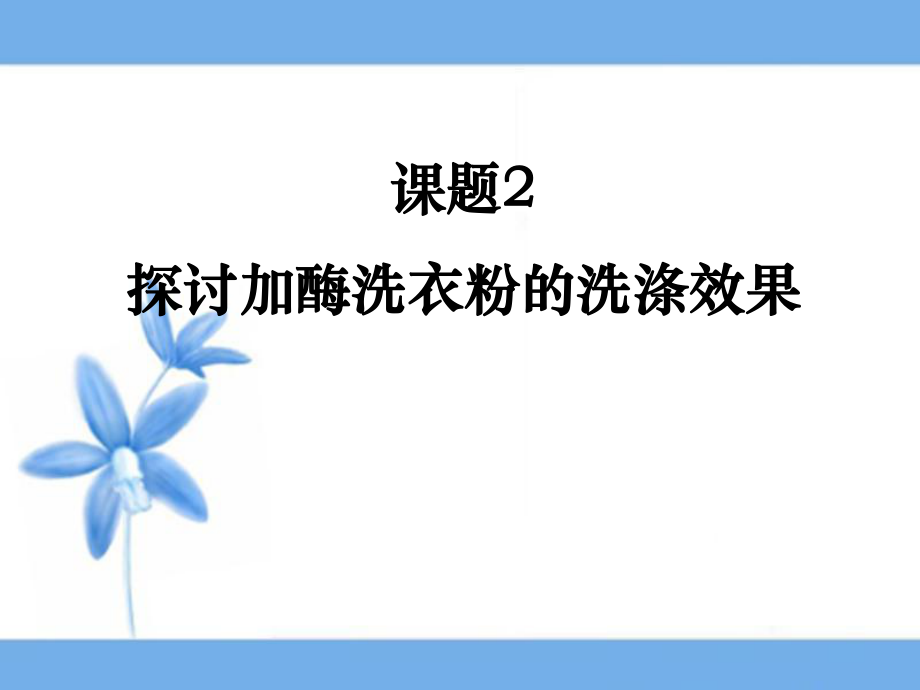 42《探討加酶洗衣粉的洗滌效果》參考課件_第1頁(yè)