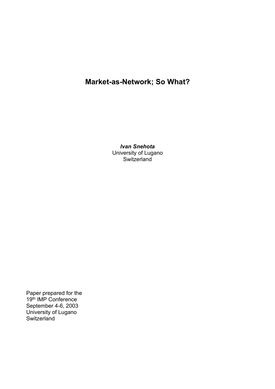 MarketasNetwork; So What_第1页