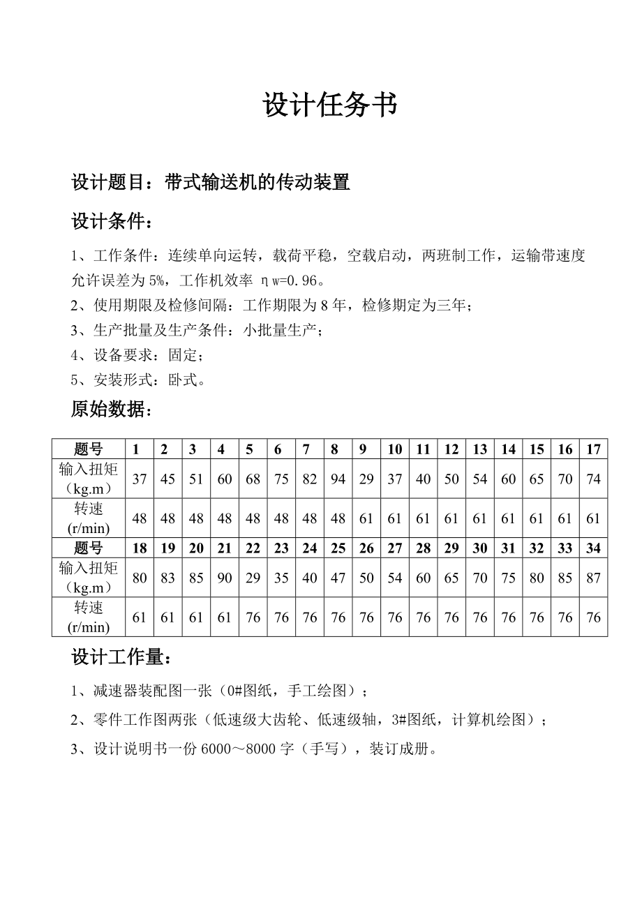 二級(jí)展開式斜齒輪減速器課程設(shè)計(jì)_第1頁