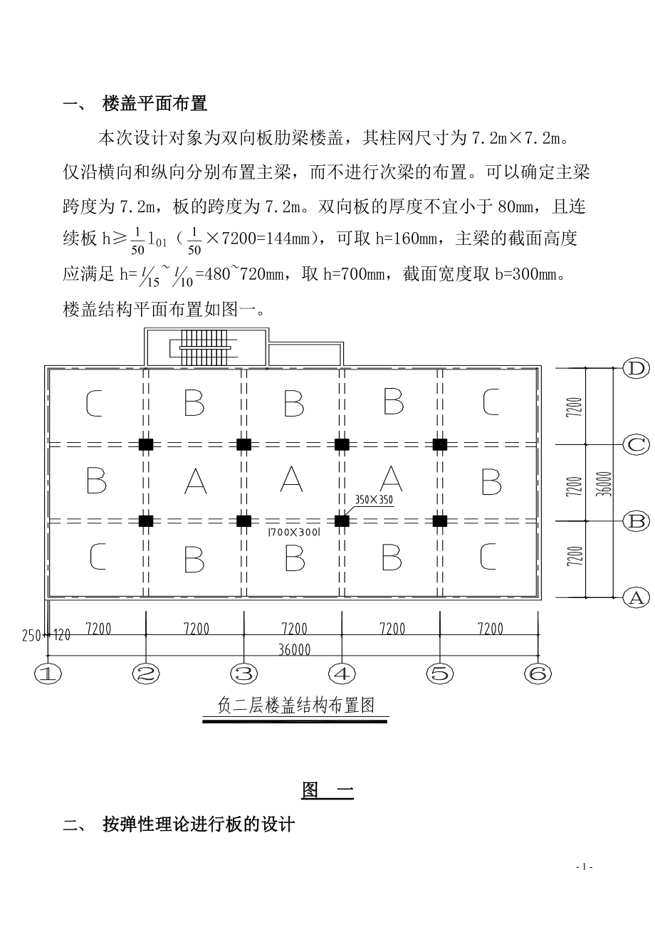 混凝土結(jié)構(gòu)課程設(shè)計_第1頁