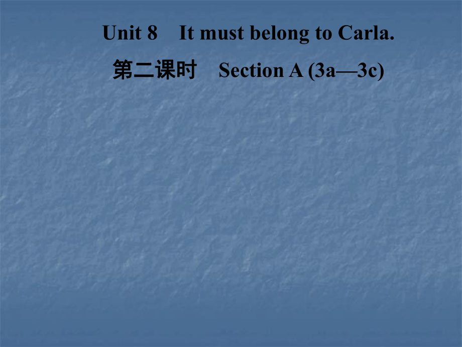 第二课时　Section A 2_第1页