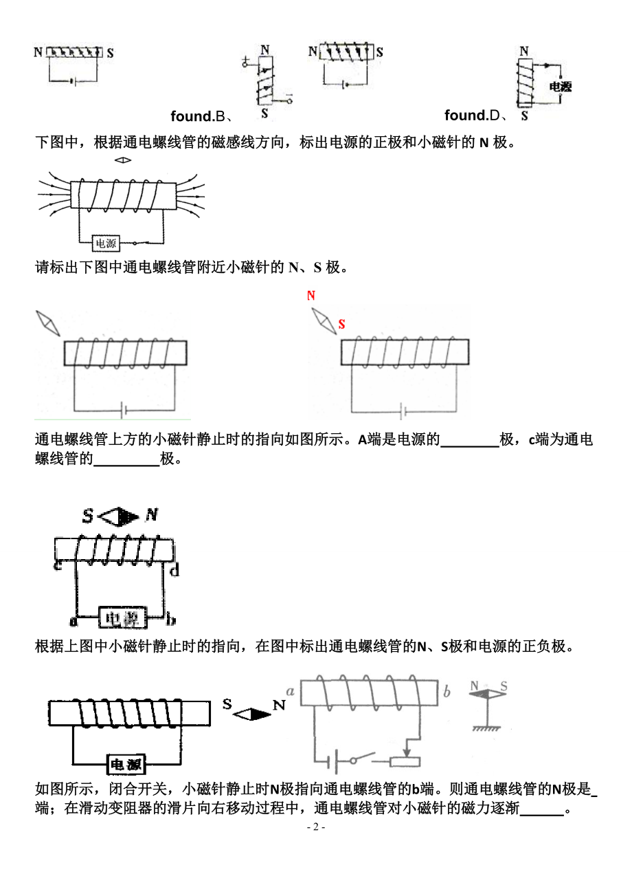 右手螺旋定则电路图图片