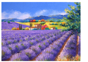 法国田园手绘油画壁纸选集（15张）