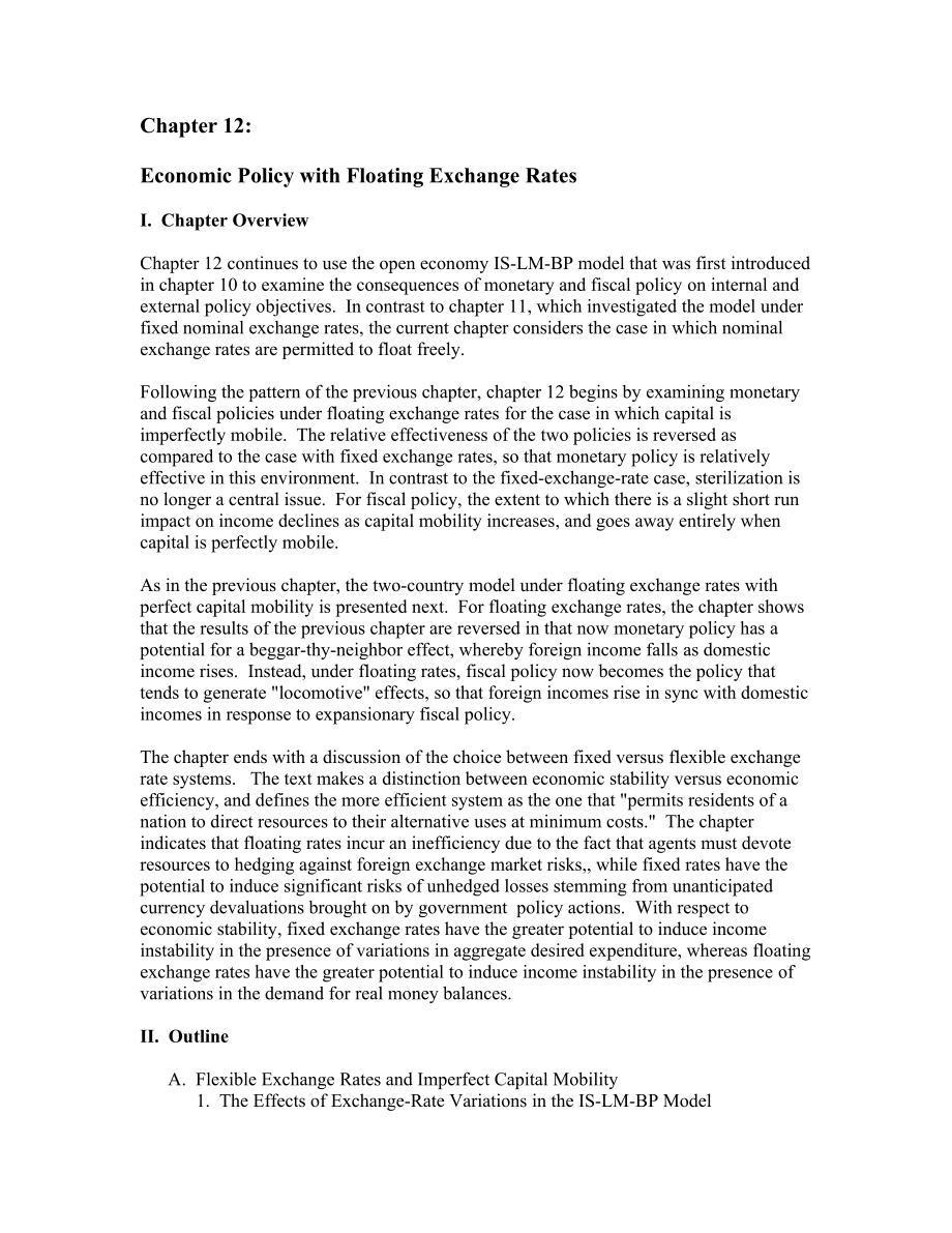 国际货币与金融经济学课件12_第1页