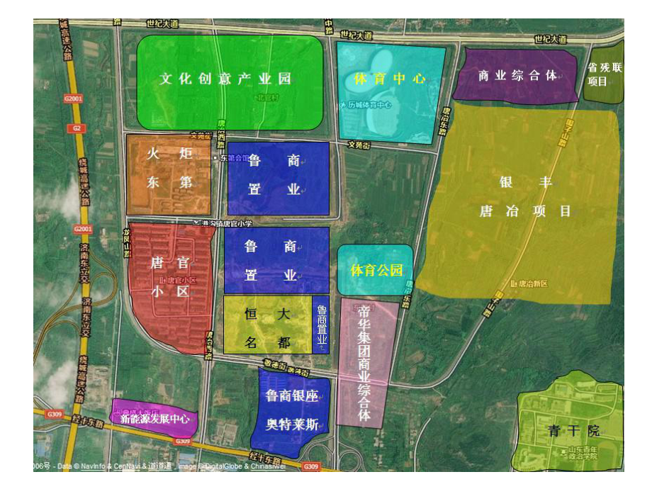 济南唐冶规划图2021图片