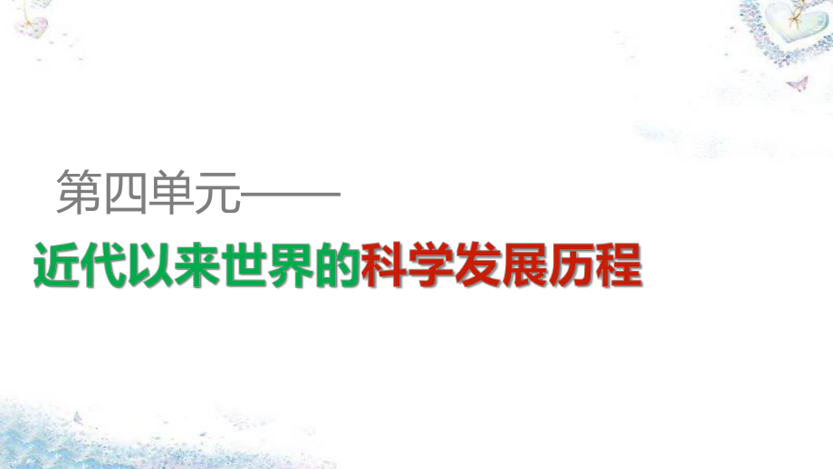 高中历史 第四单元 第11课 物理学的重大进展课件 新人教版必修_第1页