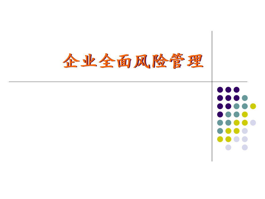 企業(yè)全面風險管理_第1頁