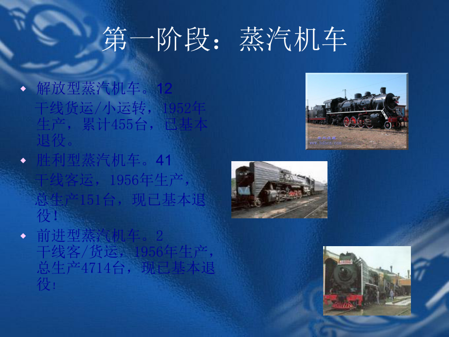 中国的火车发展史ppt