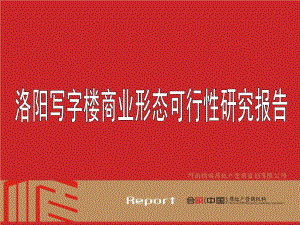 河南洛阳写字楼商业形态可行性研究报告（127P）