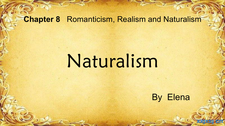 西方文化導(dǎo)論自然主義 naturalism.ppt_第1頁