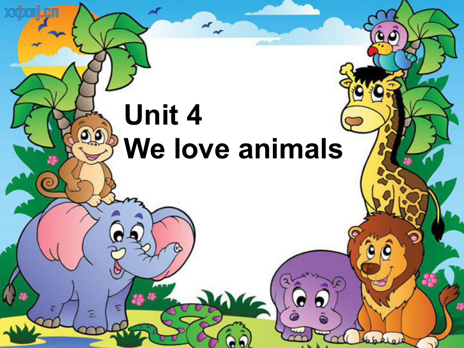 人教版PEP小學英語三年級上冊unit 4 We love animals課件_第1頁