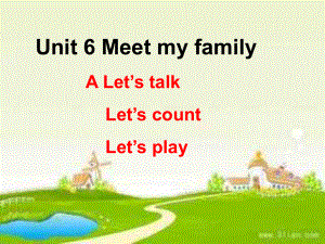 PEP四年級上冊Unit 6 A Let’s talk Let’s count、Let’s play課件