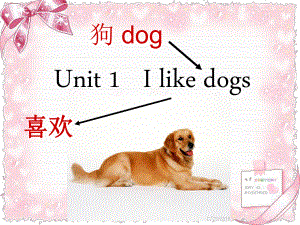 牛蘇教四上Unit 1 I like dogsppt課件1