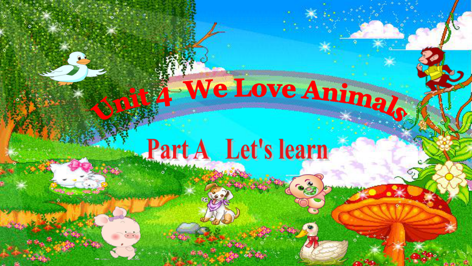 PEP小學(xué)英語(yǔ)三年級(jí)上冊(cè)Unit 4 We Love Animals課件 1_第1頁(yè)