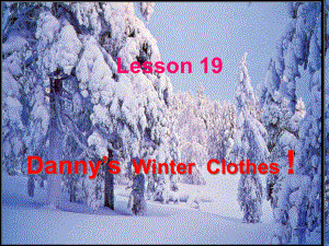 冀教版三起)六上lesson 19 Danny’s Winter Clothesppt課件3