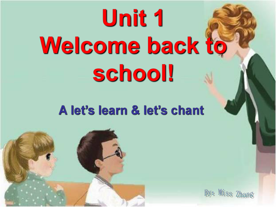 新版PEP三年級下UNIT1 WELCOME BACK TO SCHOOL第二課時課件_第1頁