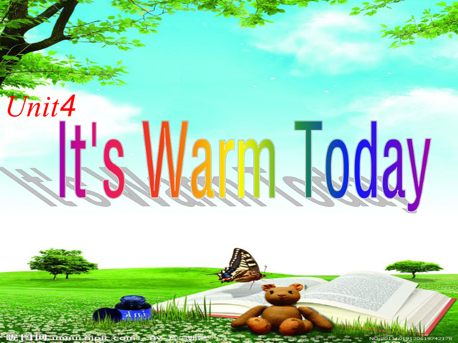 pep小學(xué)四年級英語下冊Unit 4 It`s warm today課件_第1頁