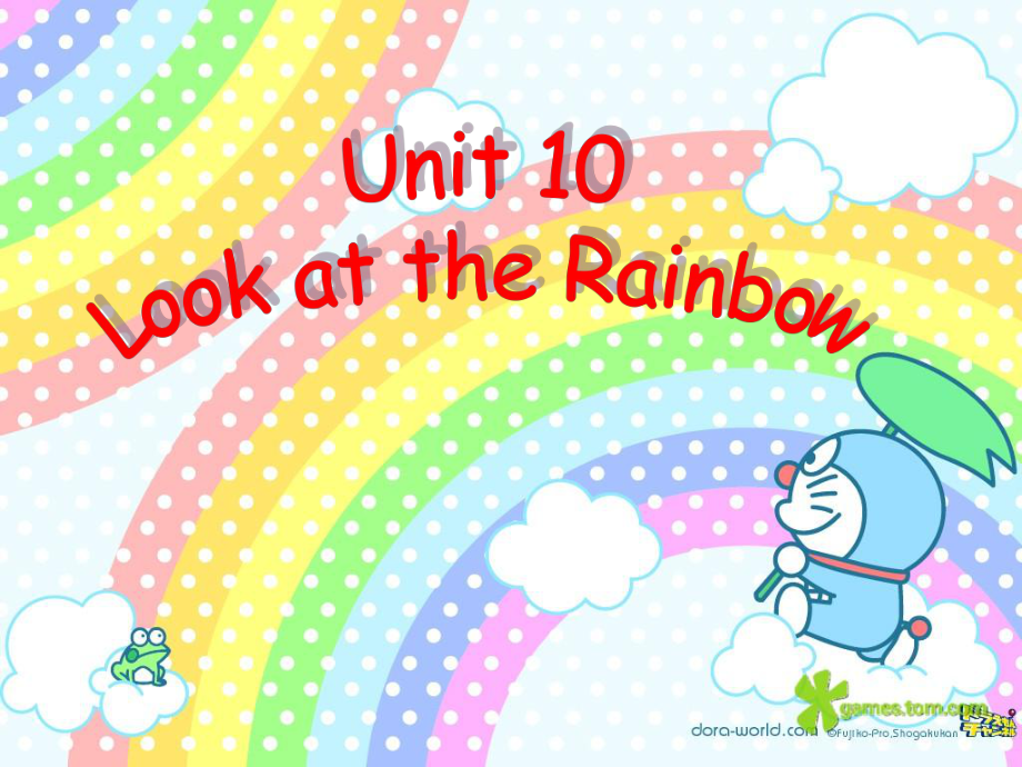 广州版英语三上UNIT 10 Loo at the Rainbowppt课件_第1页