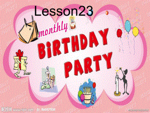 冀教版英語上Lesson 23 Happy Birthdayppt課件4