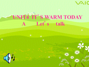 PEP人教版小學英語四年級下冊《Unit 4 It’s Warm Today》課件