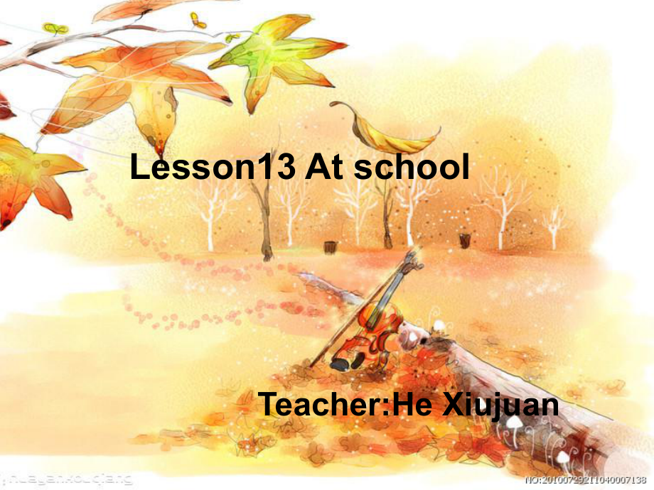 冀教版英語四上Lesson 1 At schoolppt課件3_第1頁