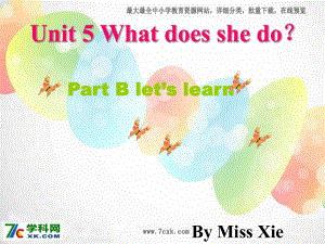 人教PEP版英語六上Uni 5 What Does he Doppt課件