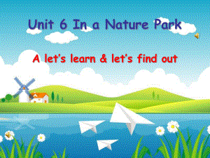 人教PEP版英語五上Unit 6 InNature Parkppt課件2