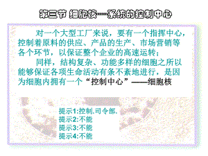 人教版教學(xué)課件云南省彌勒縣慶來中學(xué)高一物 細(xì)胞核—系統(tǒng)的控制中心(課件)