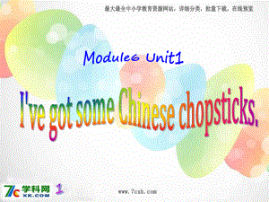 外研版一六上Module 6Unit 1 I’ve got some Chinese chopsticksppt課件2