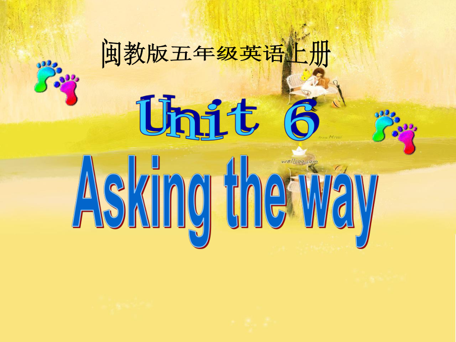 閩教版五上Unit 5 Asking th Wayppt課件2_第1頁