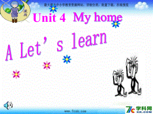 人教PEP版英語四上Unit 4 M Homeppt課件3