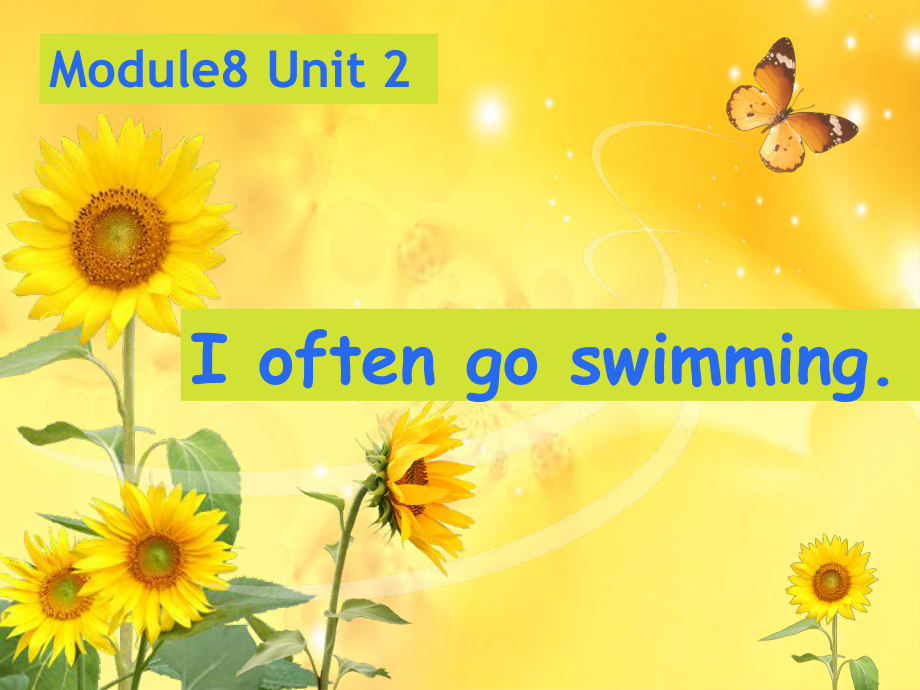 外研版(三)六上Unit 2 I often go swimmingppt課件1_第1頁