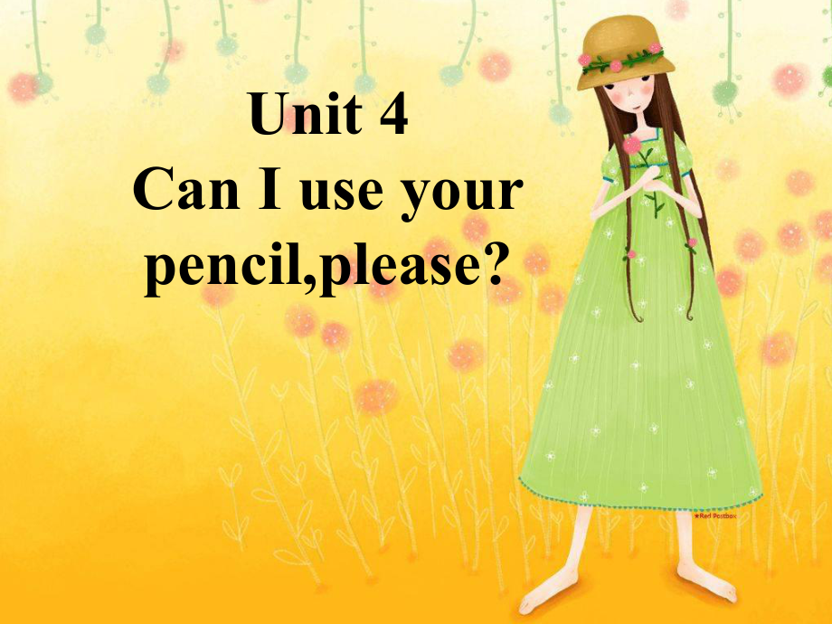 湘少版英語五上UnitCan I use your pencil,pleaseppt課件1_第1頁