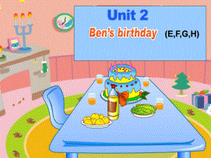 牛蘇教六上Unit 2 Ben’s birthdayppt課件