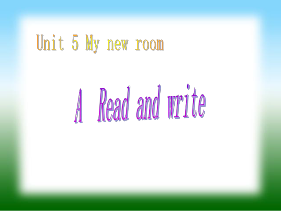 教版[pep]五上Unit5 My new roomppt課件_第1頁