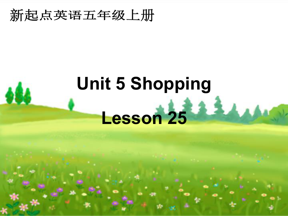 人教版(新起點(diǎn))五上Unit 5shoppingppt課件_第1頁(yè)