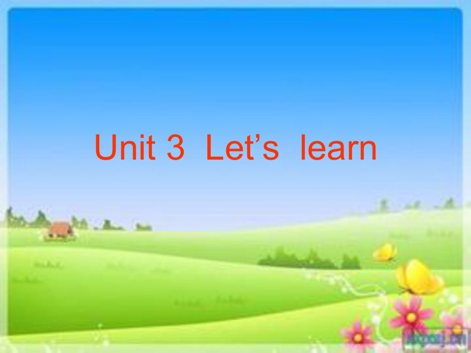 PEP版小學(xué)英語三年級上冊Unit 3Let’slearn 課件_第1頁