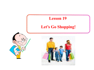 冀教版英語(yǔ)四上Leson 19 Let’s go shoppingppt課件1