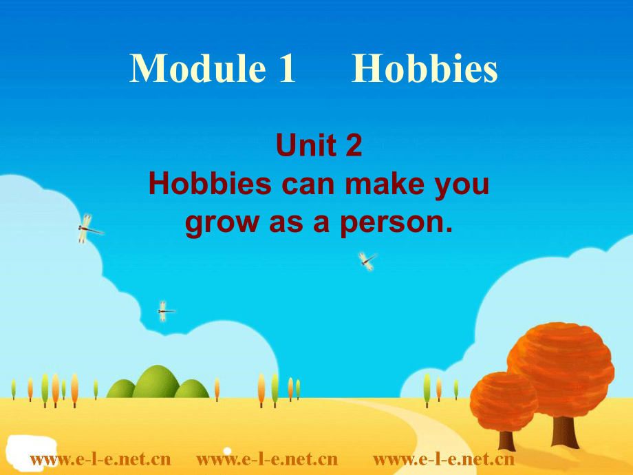 外研版初中英語八年級下冊Module 6 Unit2 Hobbies can make you grow as a person課件1_第1頁