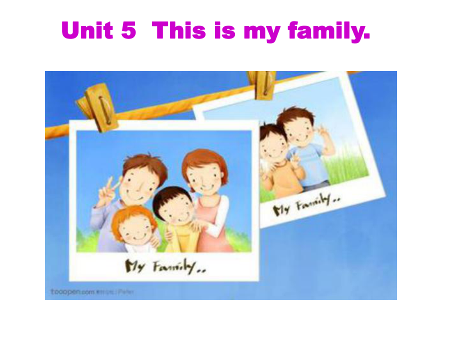 湘少版英語上Unit 5 This is my familyppt課件8_第1頁