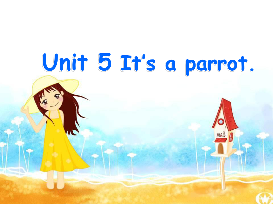 人教版精通英語三下Unit 5 It’s a parrotppt課件3_第1頁