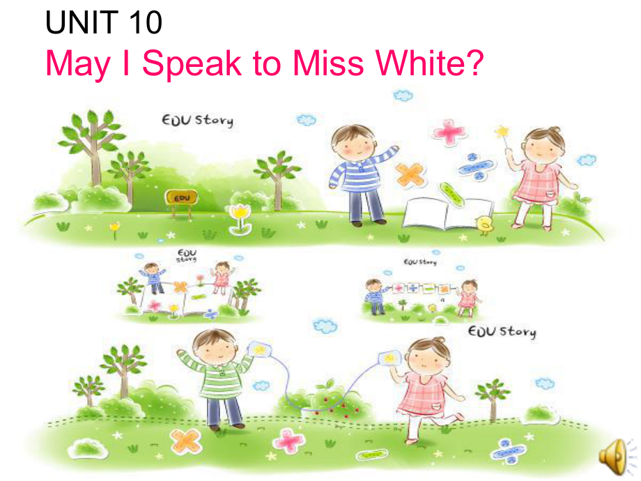 廣州版上UNIT 10 May I Speak to Miss Whiteppt課件_第1頁(yè)