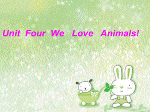 PEP小學(xué)英語三年級上冊 Unit 4 We love animals. Part A Let's learn課件