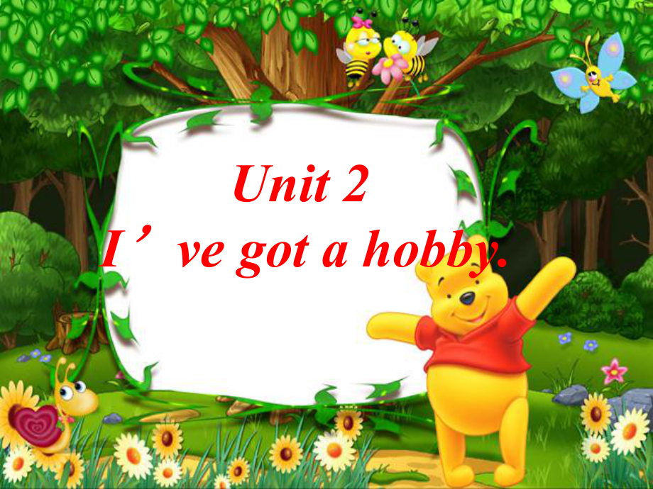 外研版(三起)六上Unit2 I’ve got a hobppt課件1_第1頁