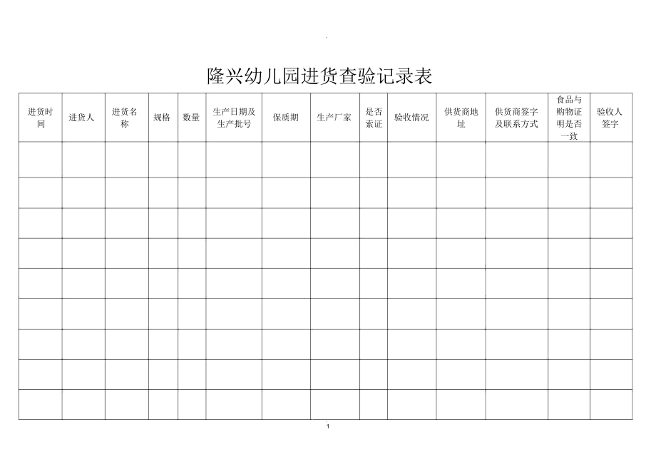 進貨查驗記錄表_第1頁