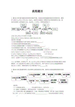 高考化學(xué)工業(yè)流程題[共12頁]