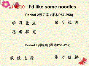 【高分突破】2016七年級(jí)英語(yǔ)下冊(cè)Unit10I’dlikesomenoodlesPeriod2課件（新版）人教新目標(biāo)版