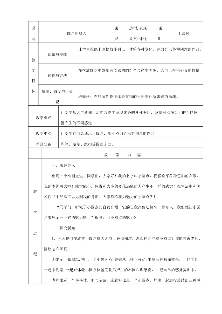 四年級(jí)第2課《小圓點(diǎn)的魅力》_第1頁