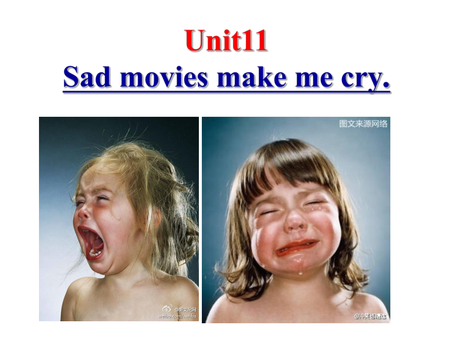 九年級英語unit 11 sad movies make me cry 全單元課件_第1頁