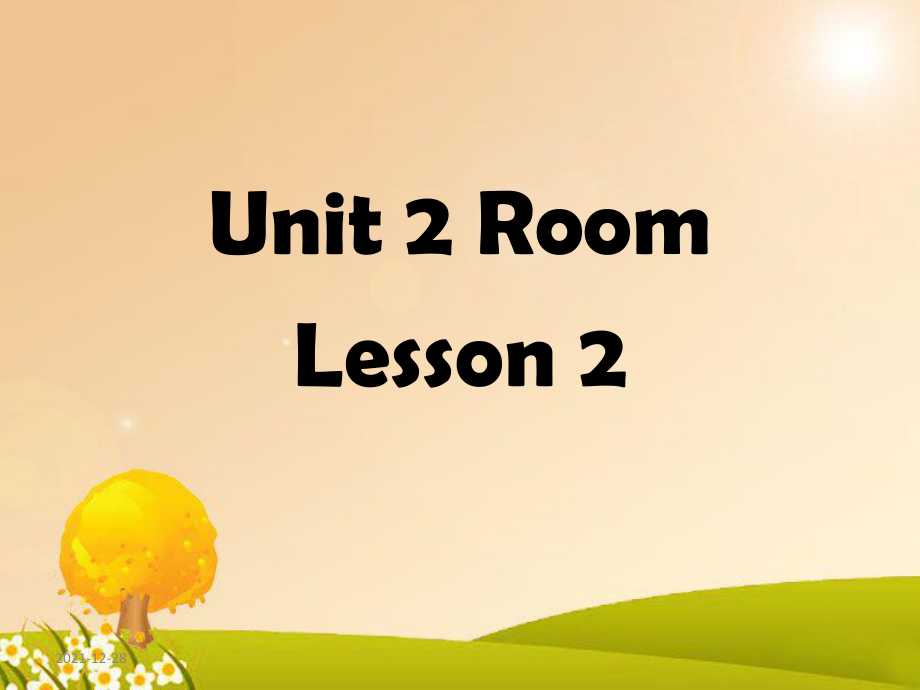 一年級(jí)下冊(cè)英語(yǔ)課件Unit 2 Room Lesson 2人教新起點(diǎn) (共19張PPT)_第1頁(yè)